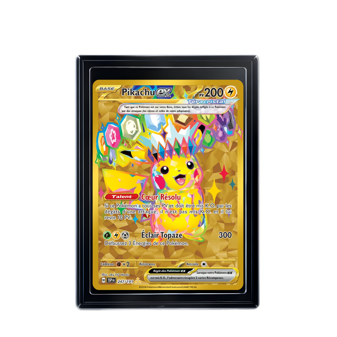 Carte Pokémon Pikachu ex Ultra-Rare Image