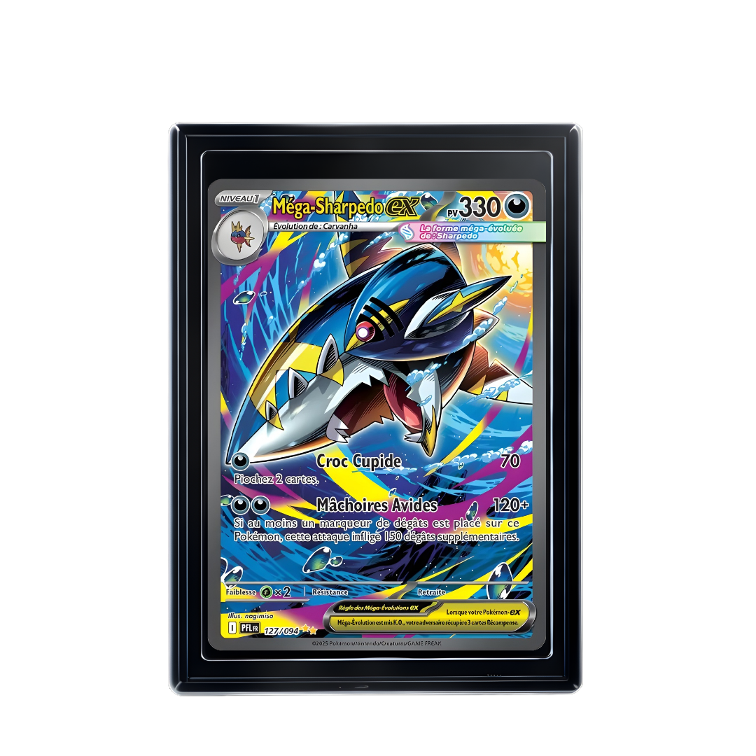 Carte Pokémon Méga Sharpedo EX Ultra-Rare