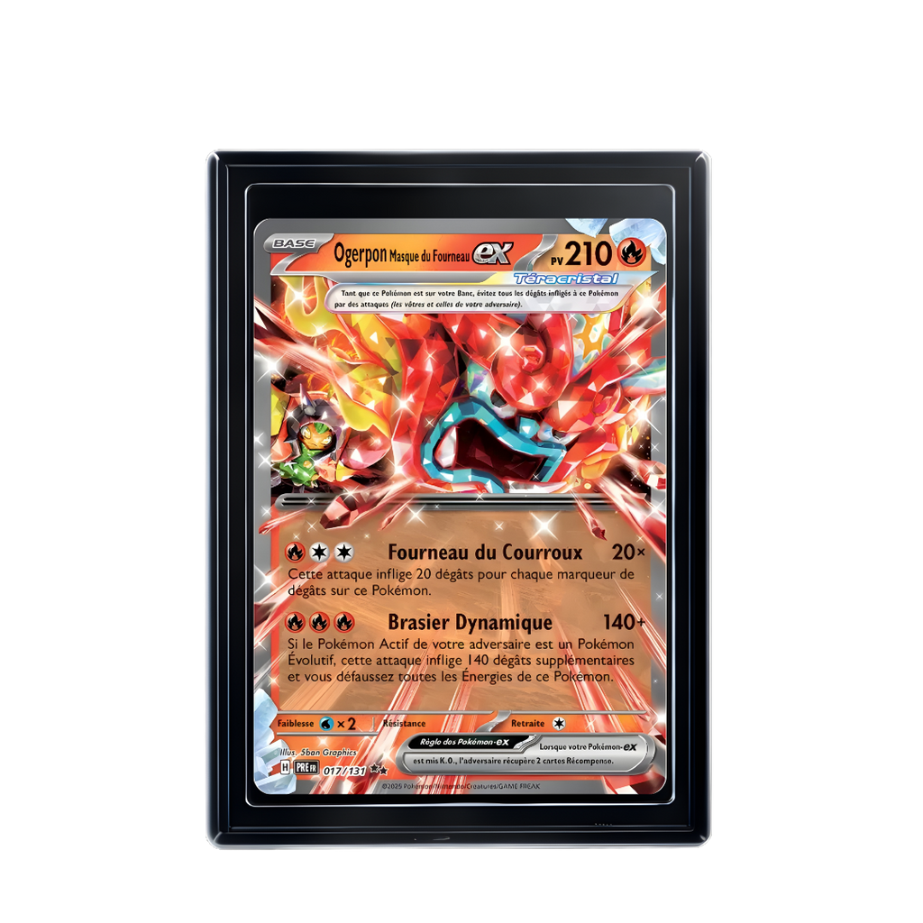 Carte Pokémon Ogerpon Masque du Fourneau ex Hit