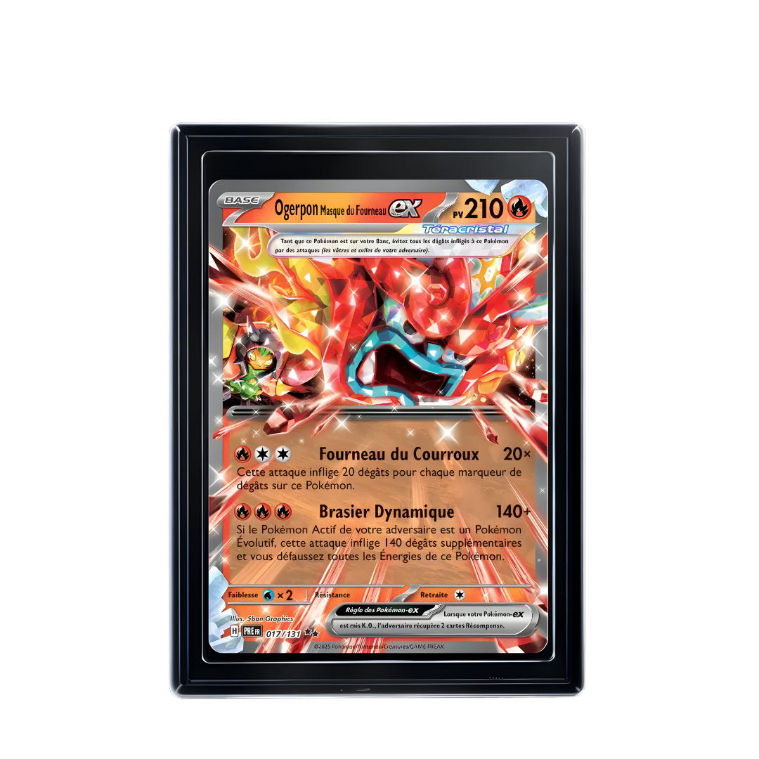 Carte Pokémon Ogerpon Masque du Fourneau ex Hit