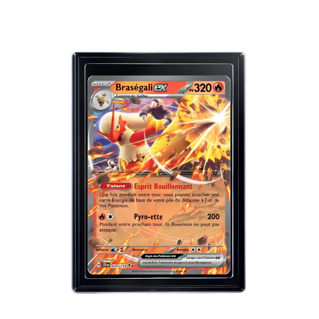 Carte Pokémon Braségali ex Hit