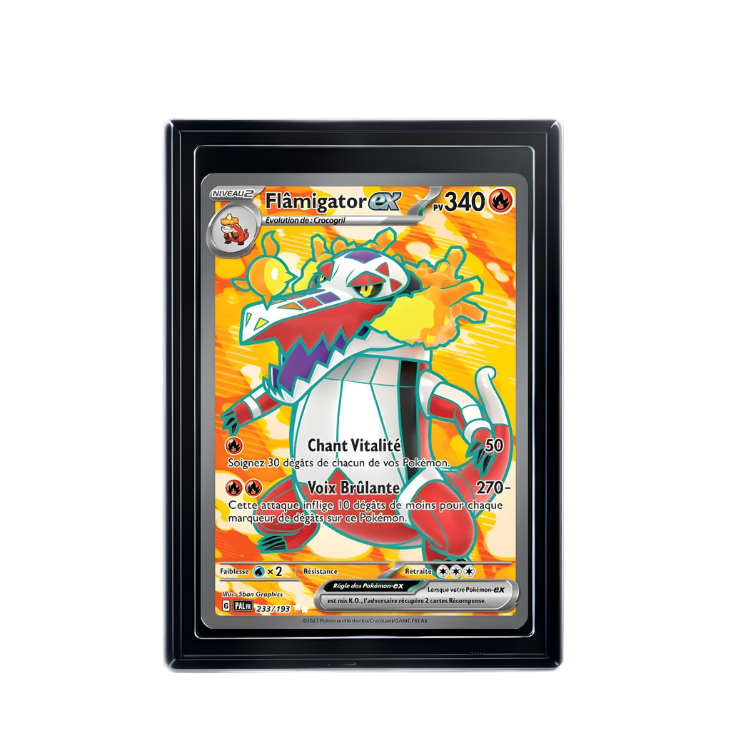 Carte Pokémon Flamigator ex Rare