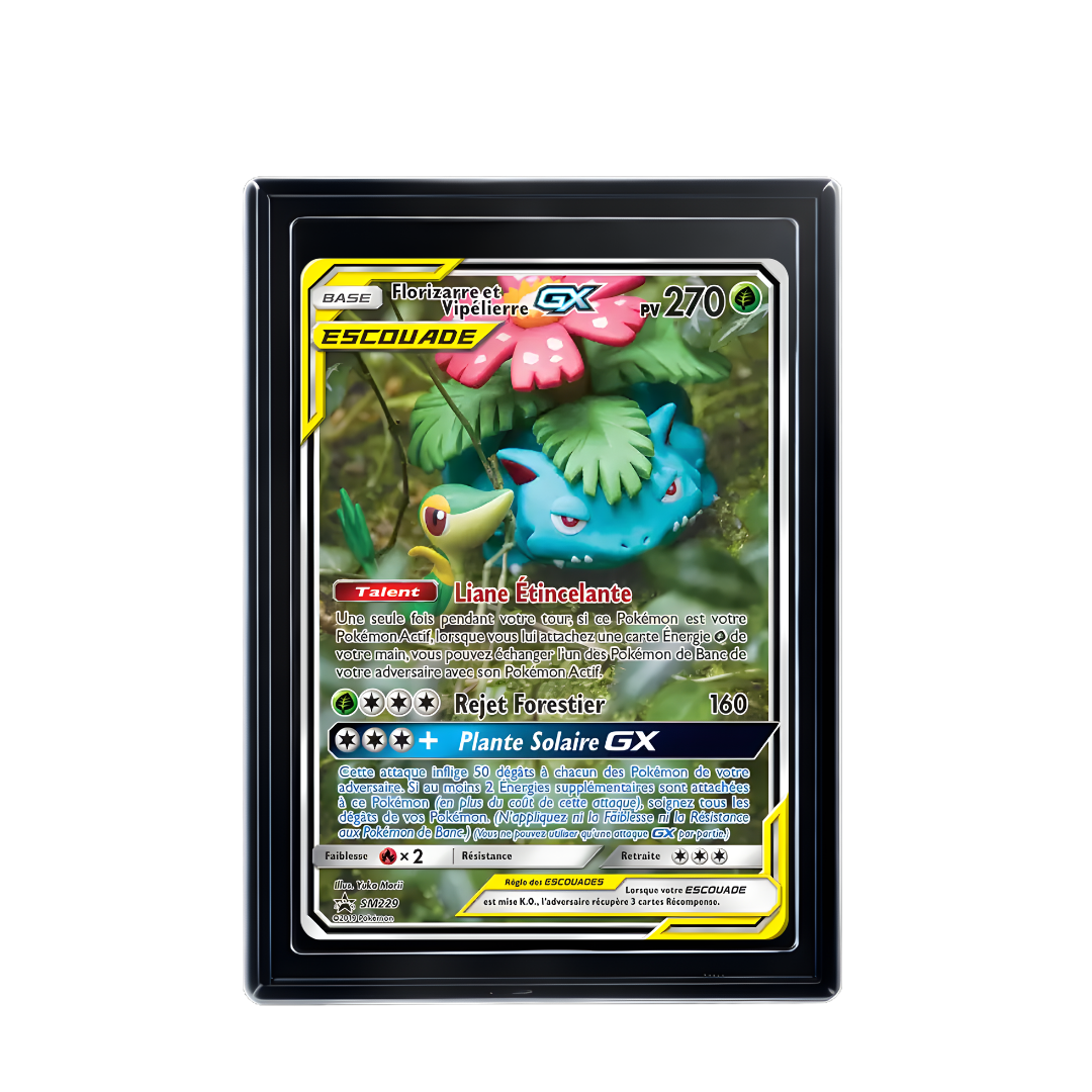 Carte Pokémon Florizarre et Vipélière Légendaire