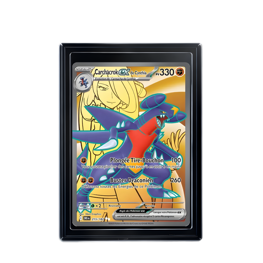 Carte Pokémon Carchacrok ex de Cynthia Rare