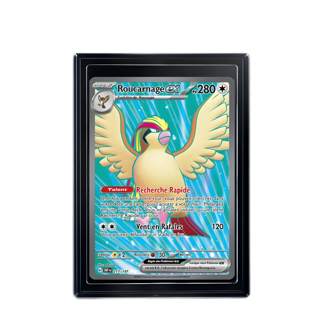 Carte Pokémon Roucarnage ex Rare