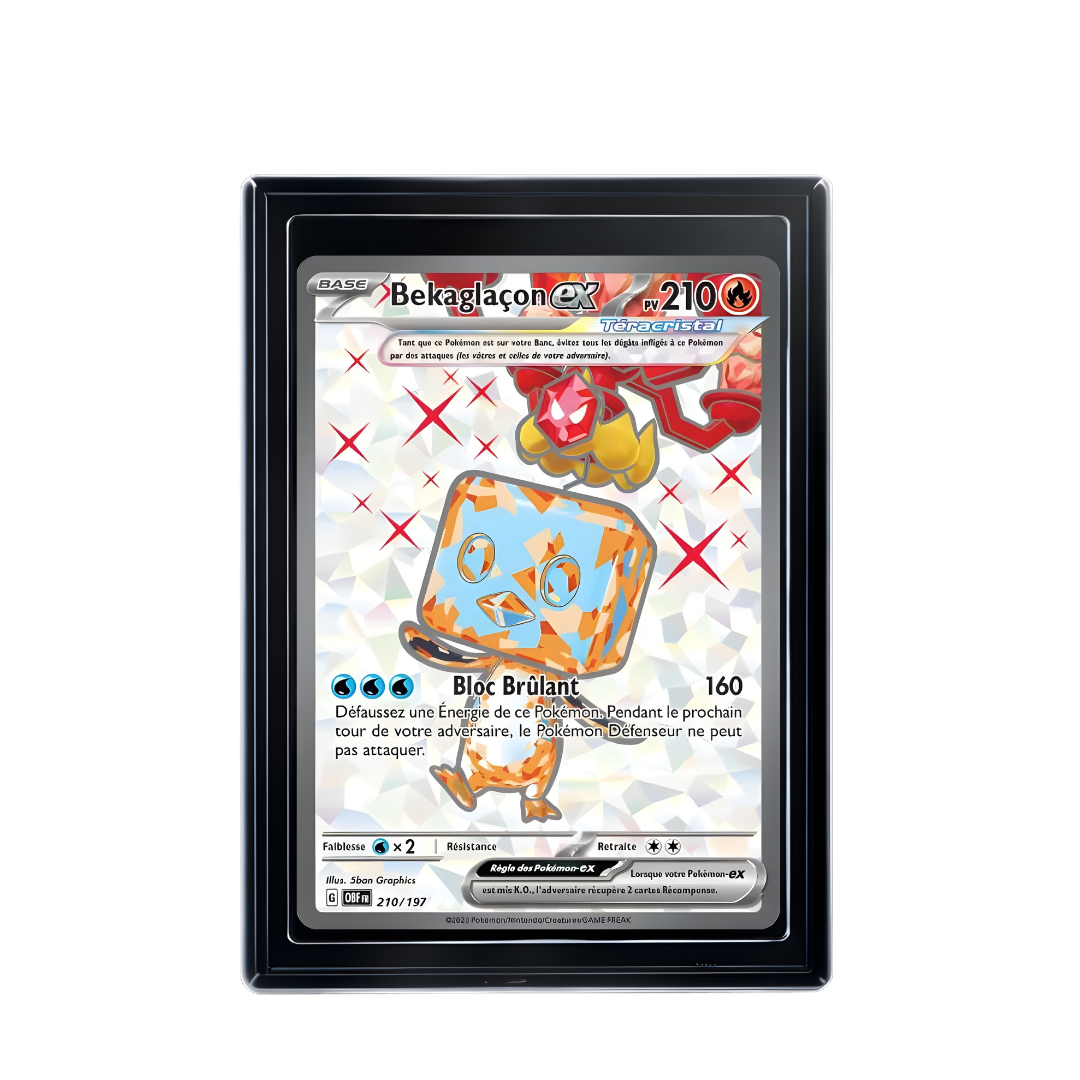 Carte Pokémon Bekaglaçon ex Rare