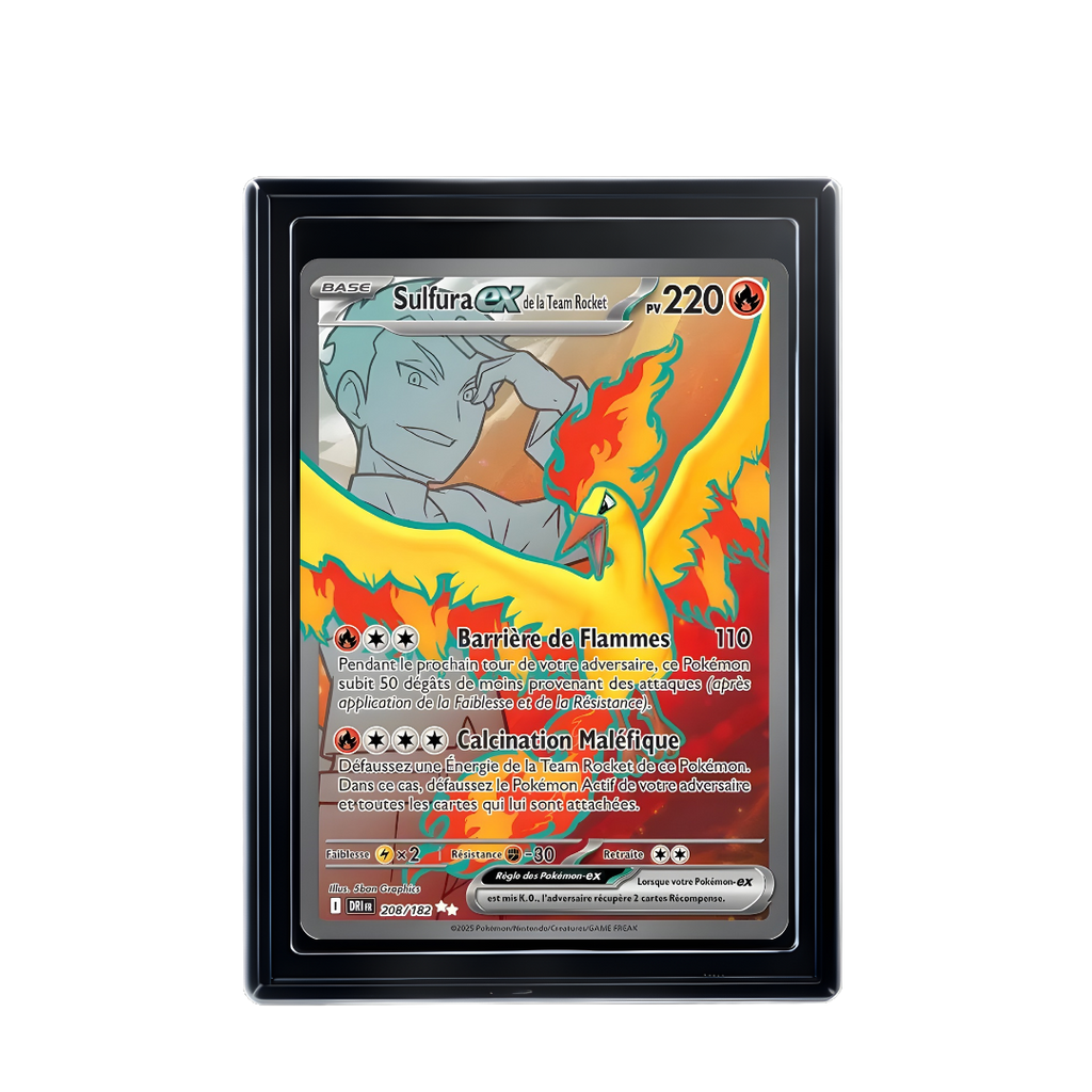 Carte Pokémon Sulfura ex de la Team Rocket Rare
