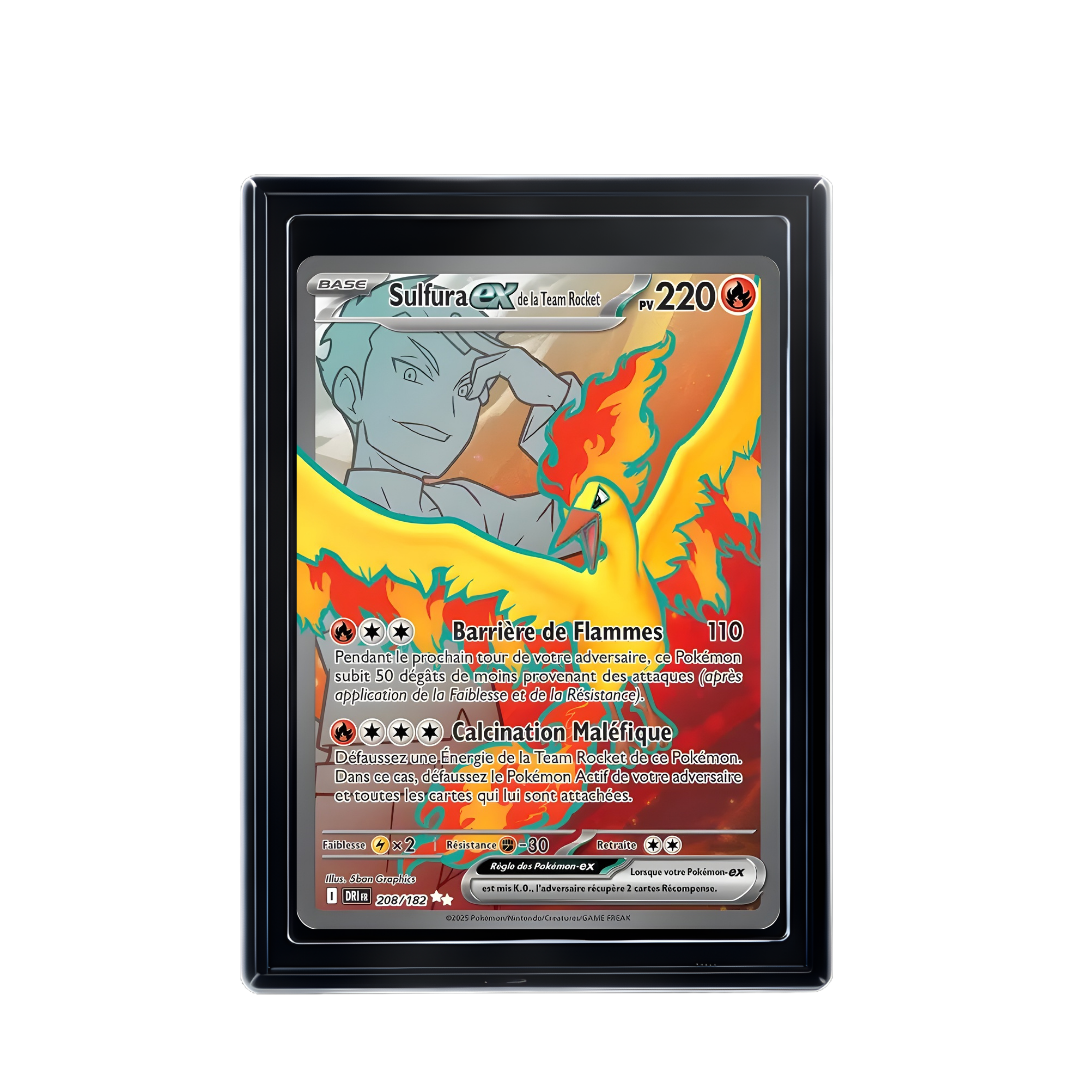 Carte Pokémon Sulfura ex de la Team Rocket Rare
