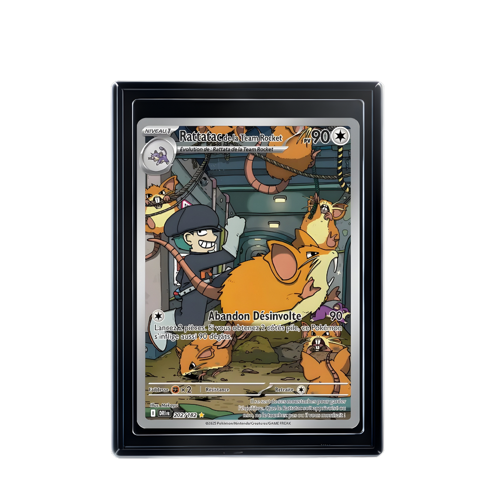 Carte Pokémon Ratatac de la Team Rocket Rare