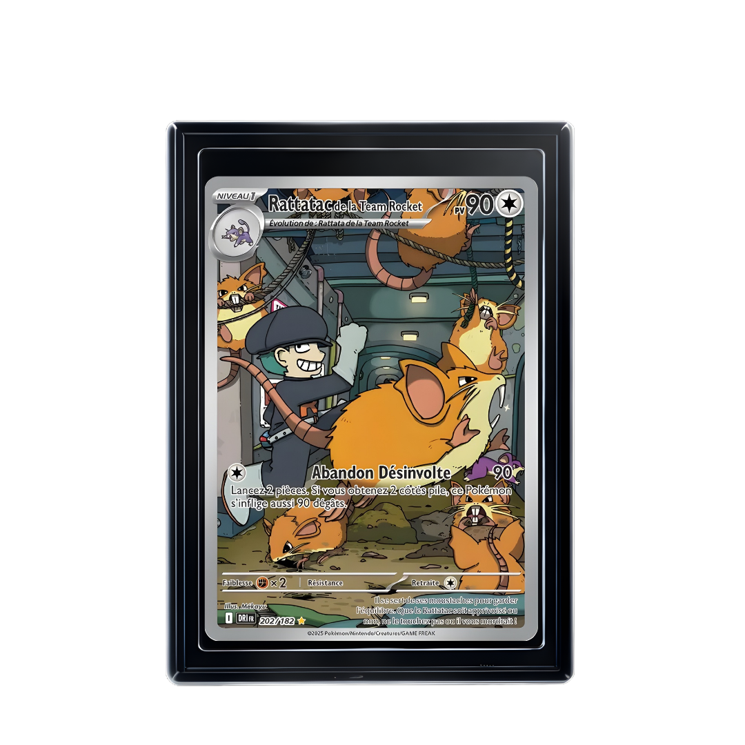Carte Pokémon Ratatac de la Team Rocket Rare