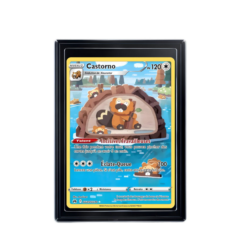 Carte Pokémon Castorno Rare