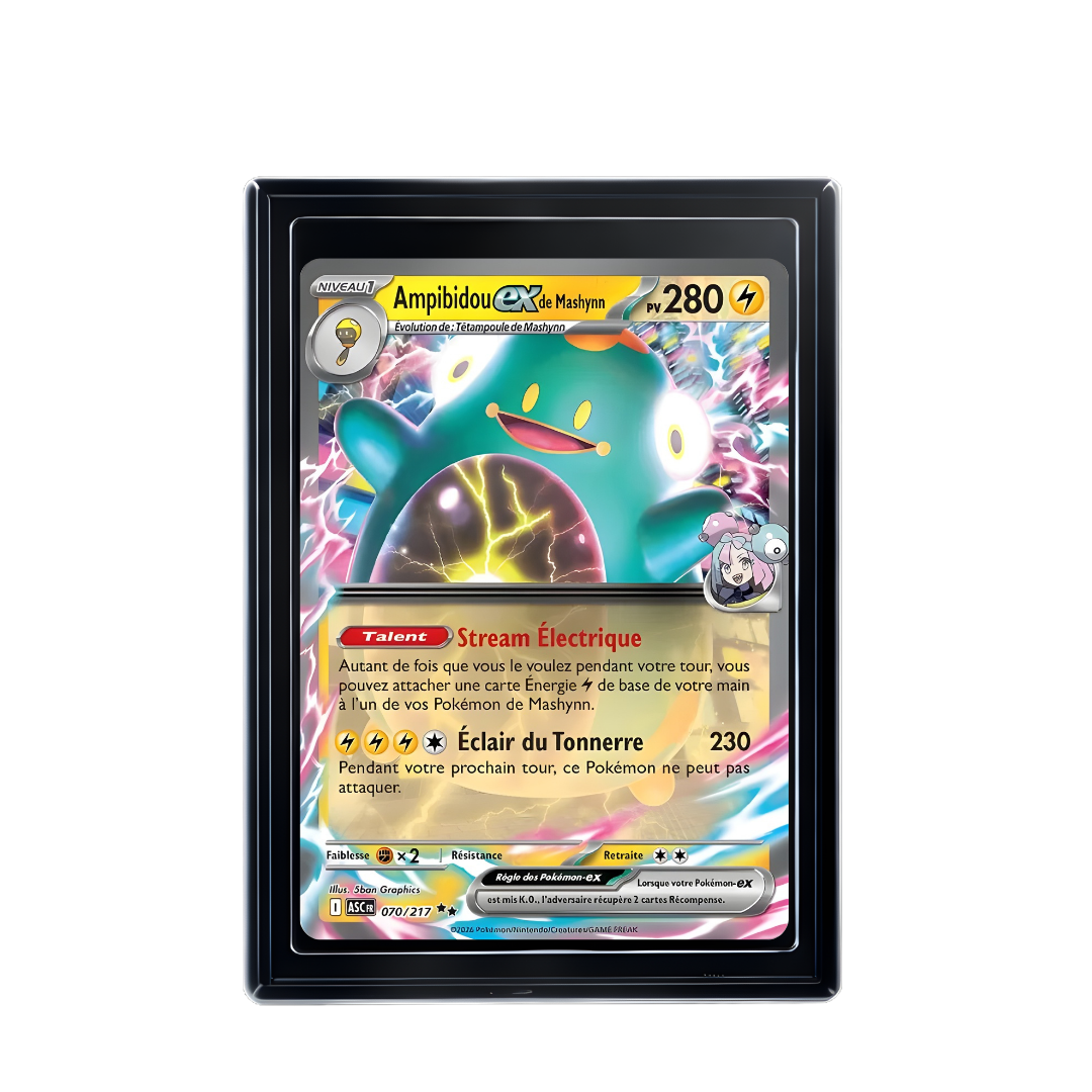 Carte Pokémon Ampibidou ex de Mashynn Hit