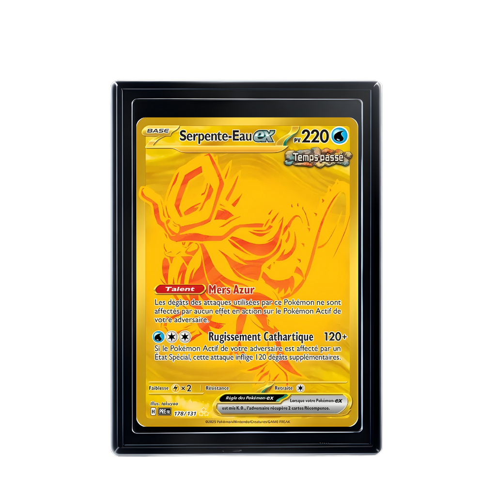 Carte Pokémon Serpente-Eau ex Rare
