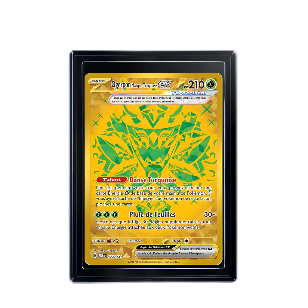 Carte Pokémon Ogerpon Masque Turquoise ex Rare