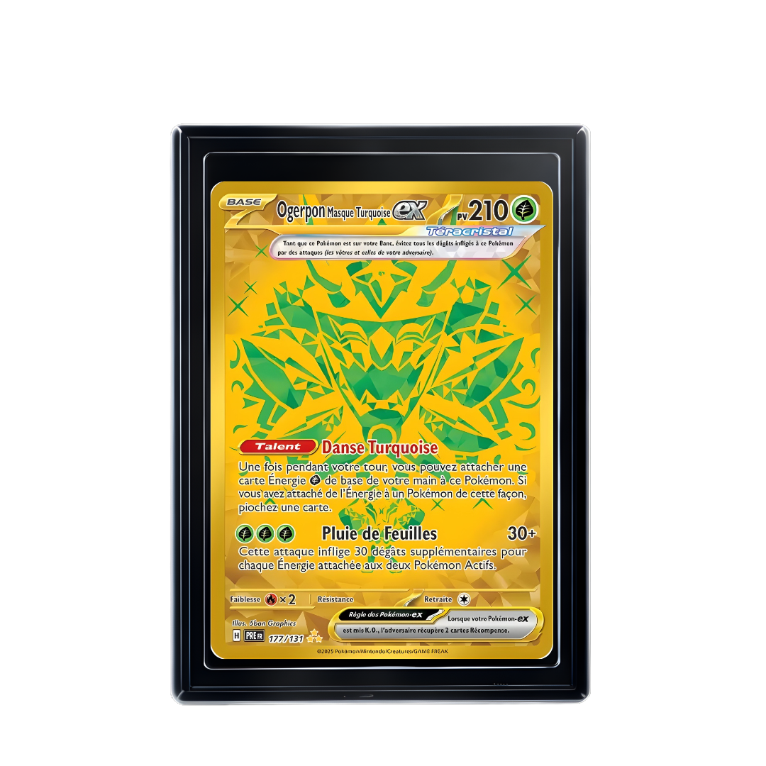 Carte Pokémon Ogerpon Masque Turquoise ex Rare