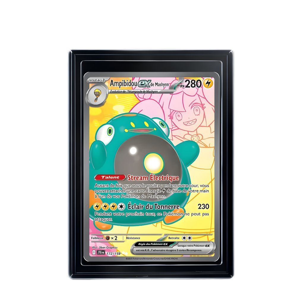 Carte Pokémon Ampibidou ex de Mashynn Rare