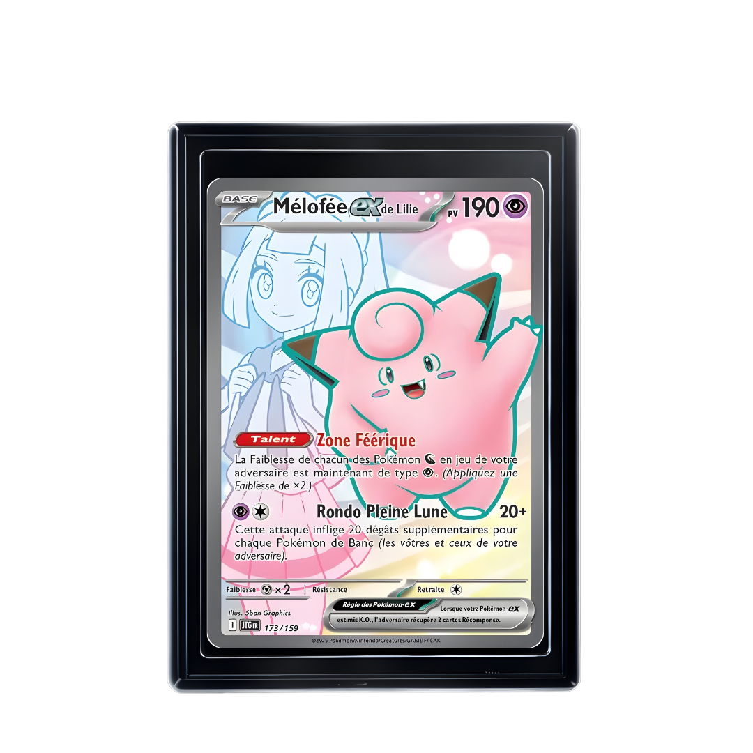 Carte Pokémon Mélofée ex de Lilie Rare