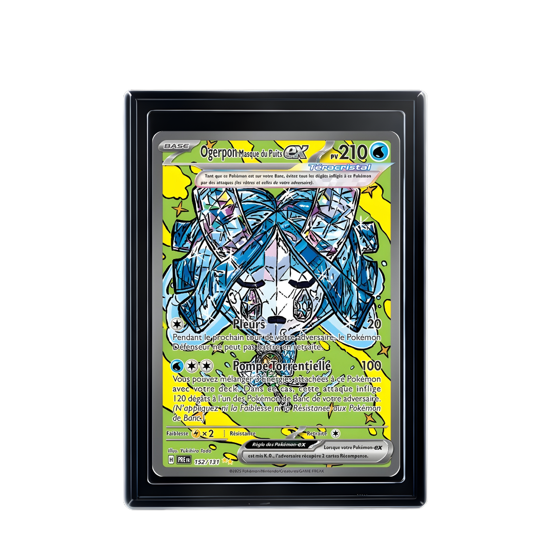 Carte Pokémon Ogerpon Masque du Puits ex Rare