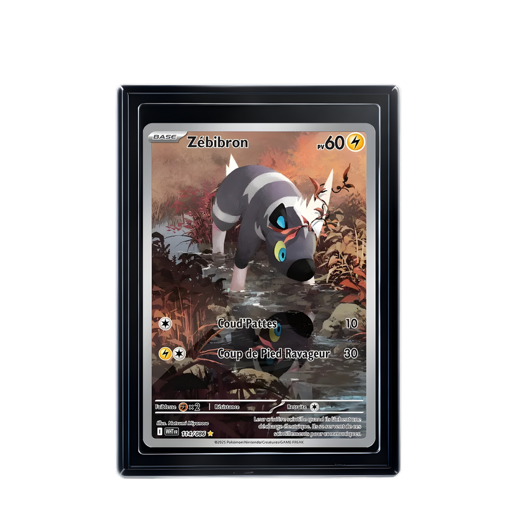 Carte Pokémon Zébibron Rare