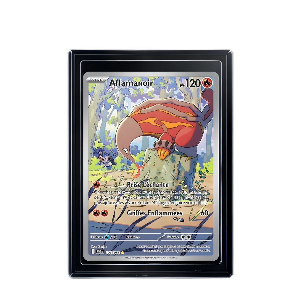 Carte Pokémon Aflamanoir Rare