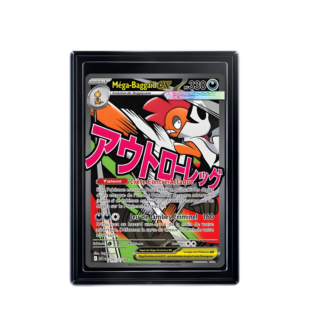Carte Pokémon Méga-Baggaïd ex Rare