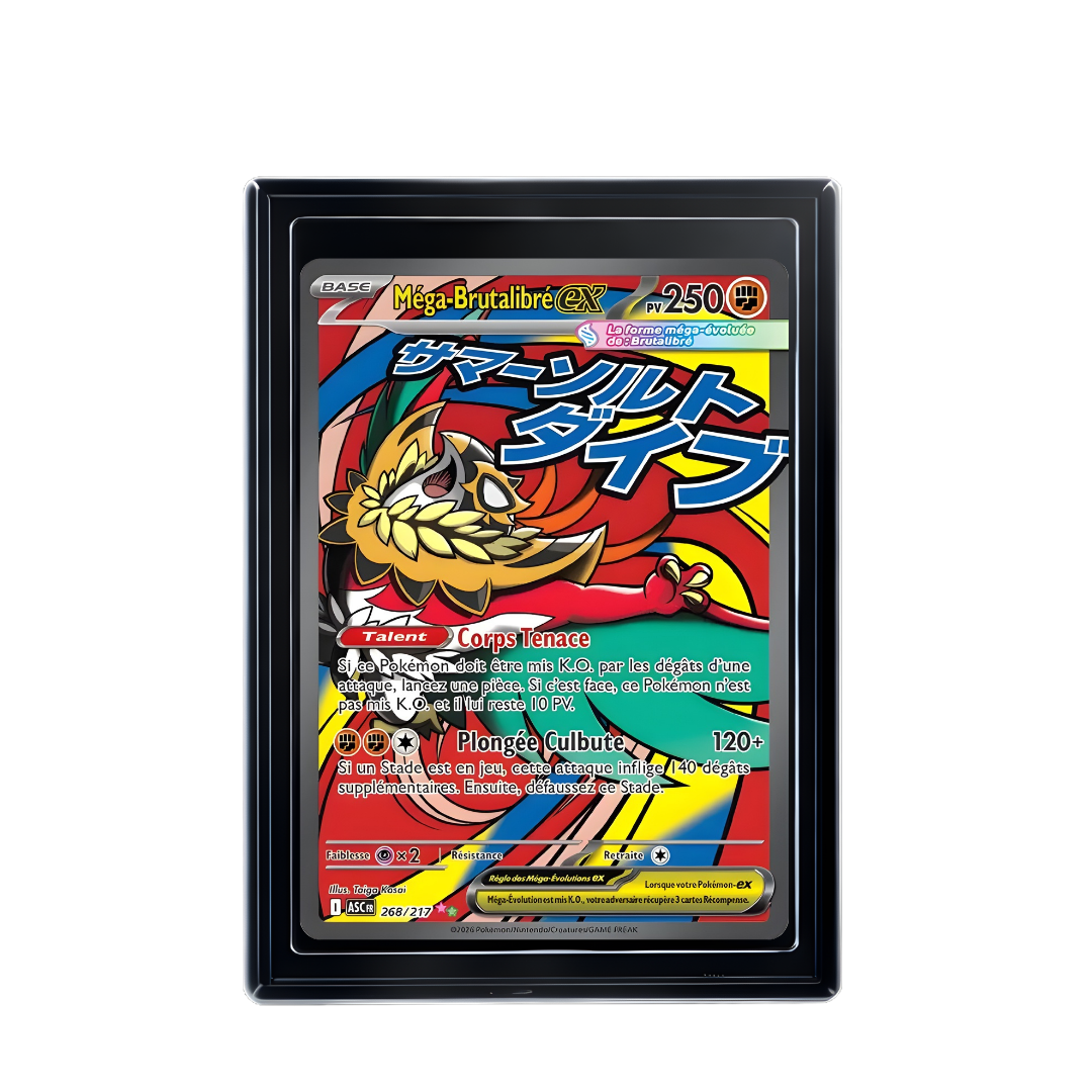 Carte Pokémon Méga-Brutalibré ex Rare