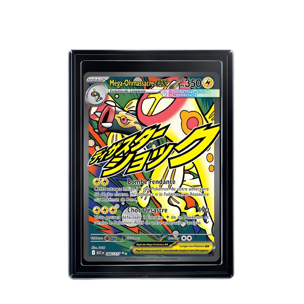 Carte Pokémon Méga-Ohmassacre ex Rare