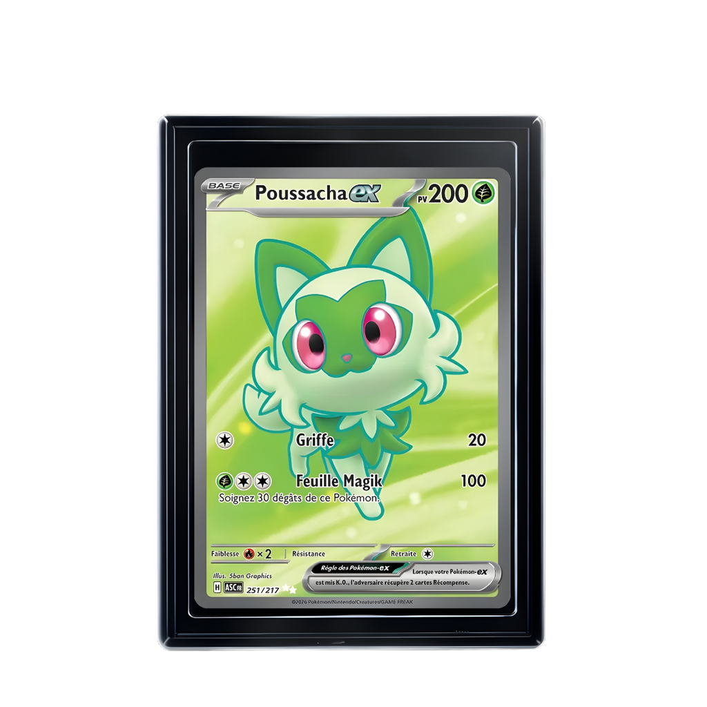 Carte Pokémon Poussacha ex Rare