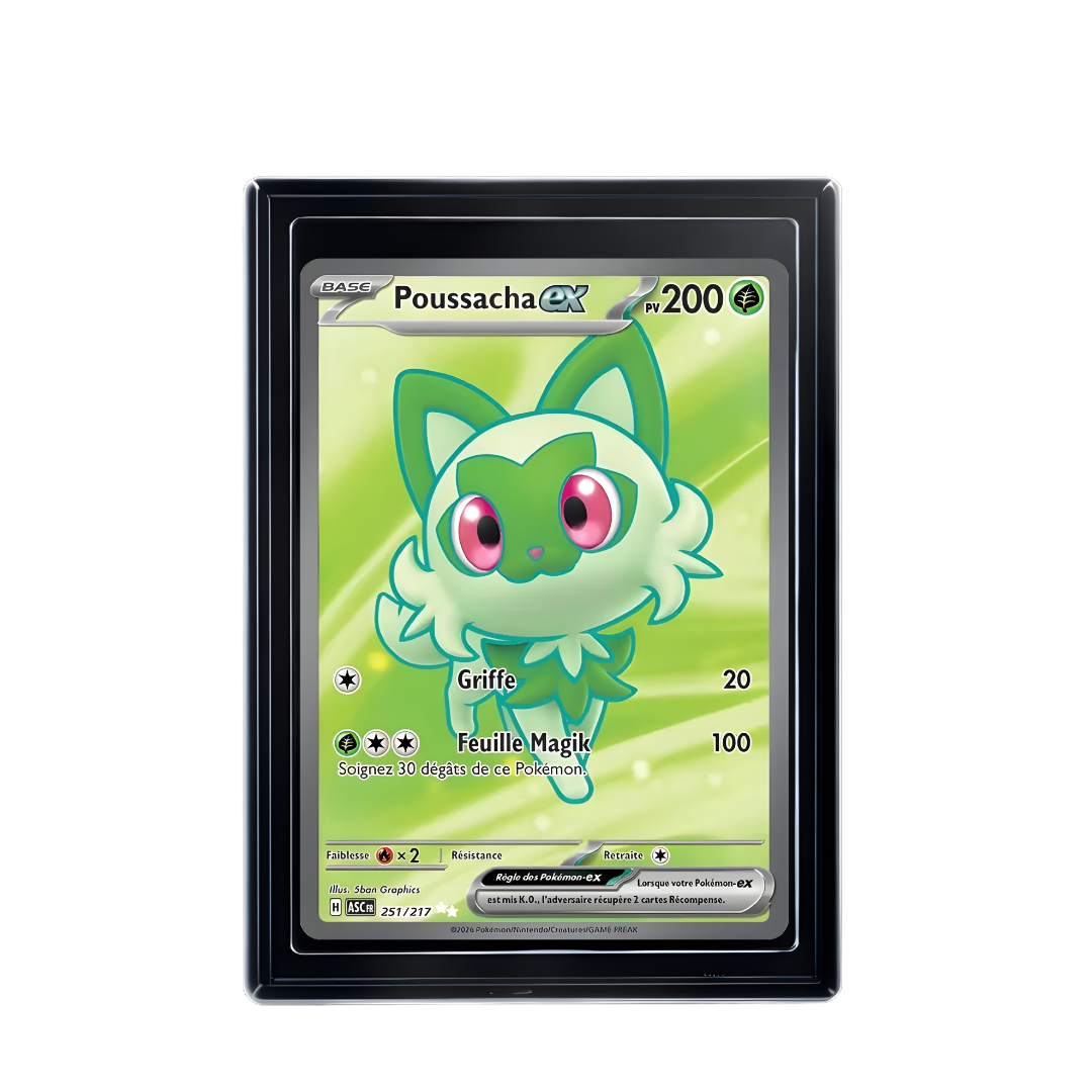 Carte Pokémon Poussacha ex Rare