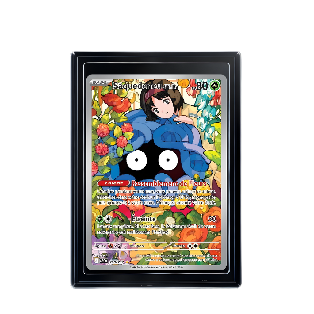 Carte Pokémon Saquedeneu d'Erika Rare
