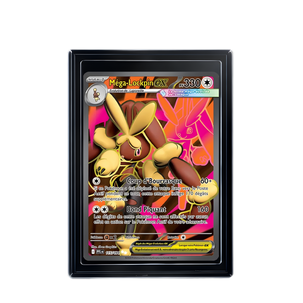 Carte Pokémon Méga-Lockpin ex Rare