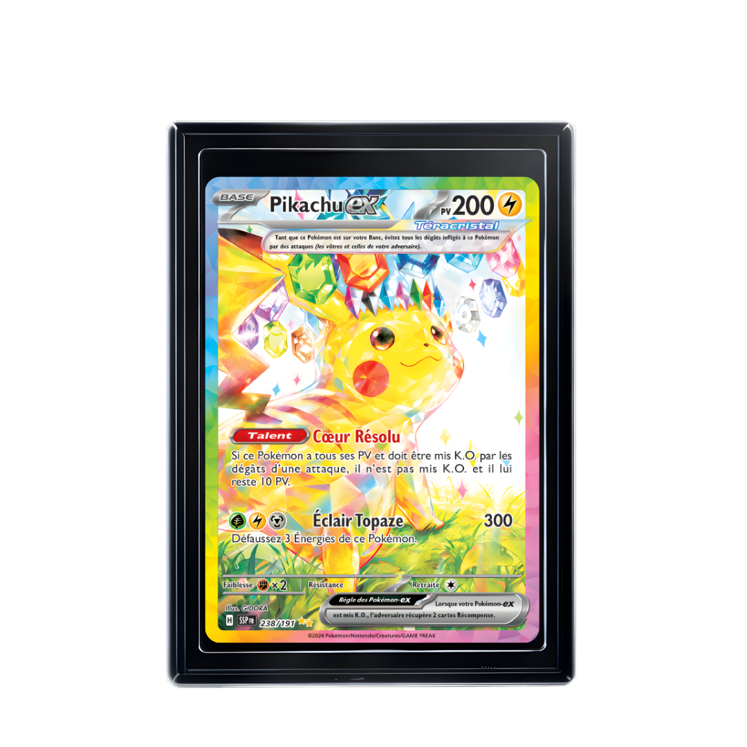 Carte Pokémon Pikachu ex Rare