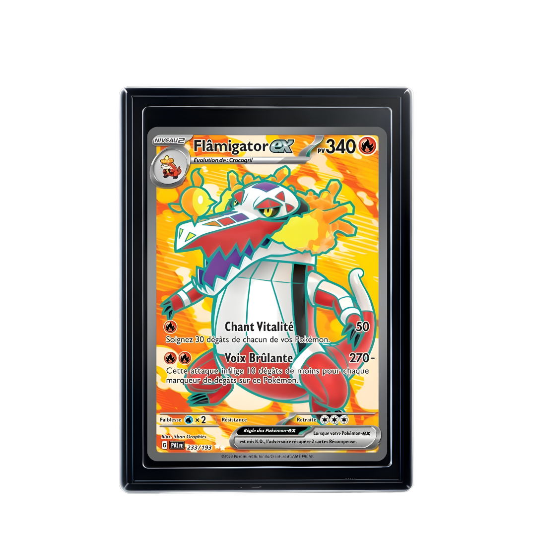 Carte Pokémon Flamigator ex Rare