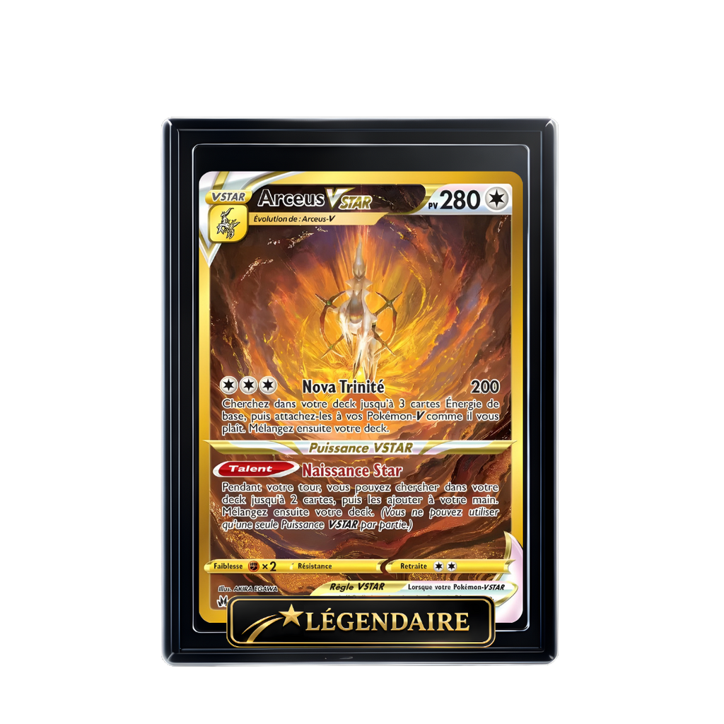 Carte Pokémon Arceus VSTAR holographique – Booster Only Hit The Lucky Hand