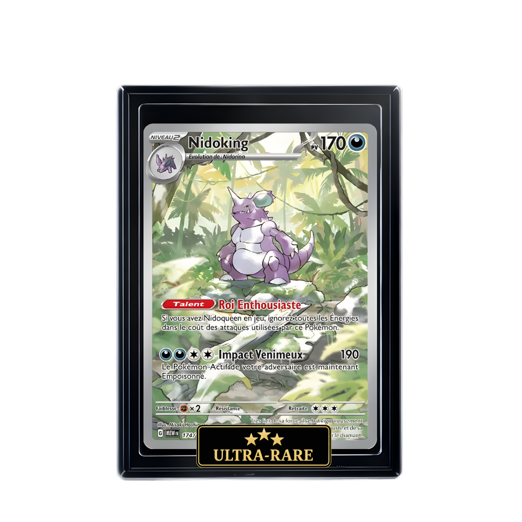 Carte Pokémon Nidoking holographique – Booster Only Hit The Lucky Hand