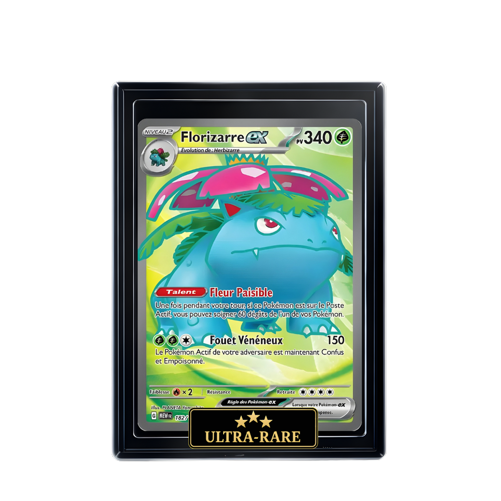 Carte Pokémon Florizarre EX holographique – Booster Only Hit The Lucky Hand