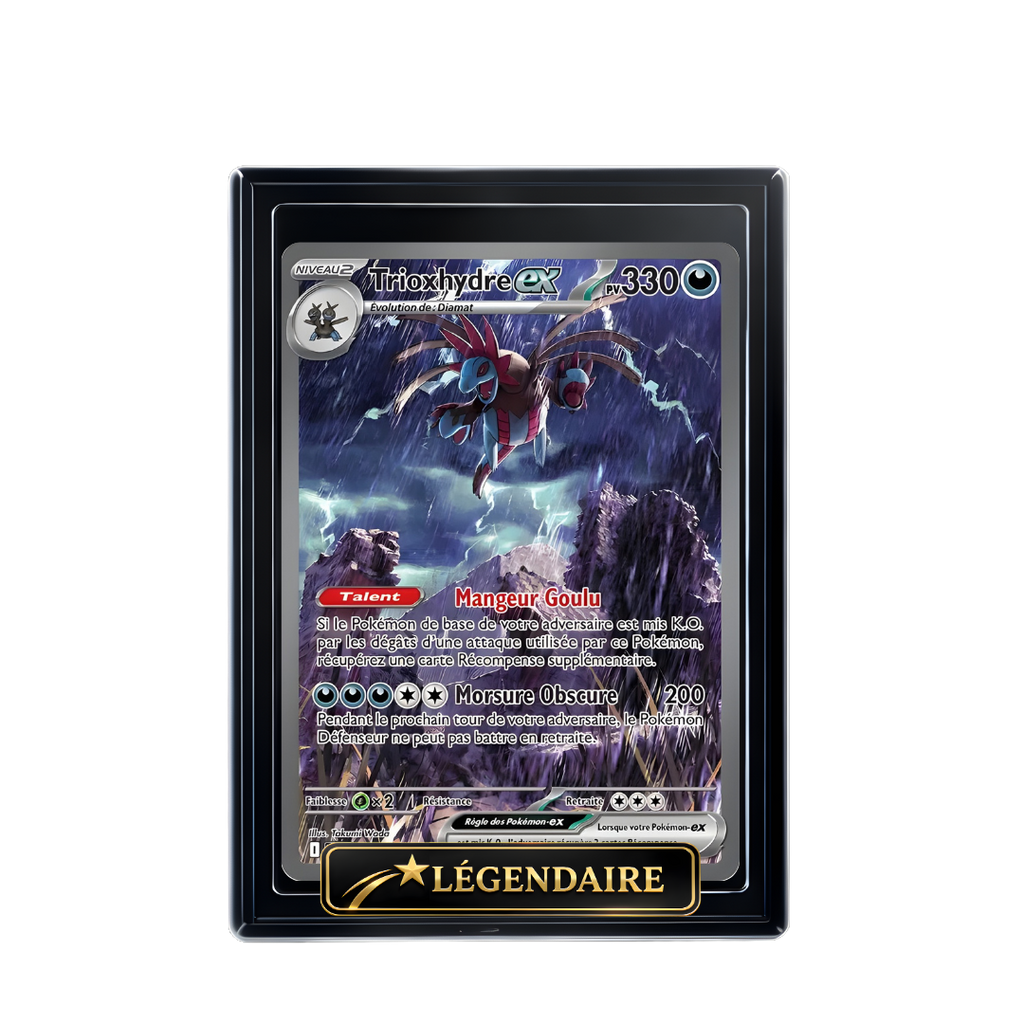 Carte Pokémon Trioxhydre EX holographique – Booster Only Hit The Lucky Hand