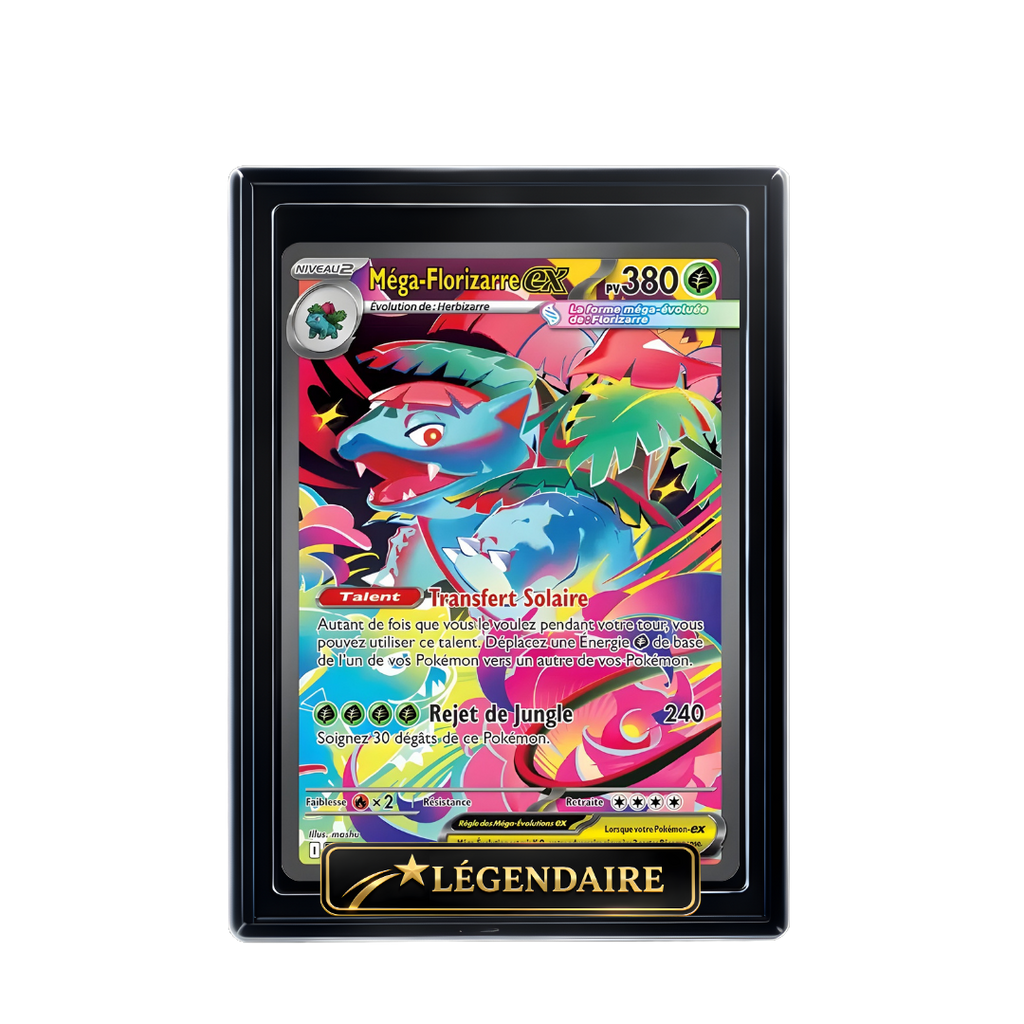 Carte Pokémon Méga-Florizarre EX holographique – Booster Only Hit The Lucky Hand