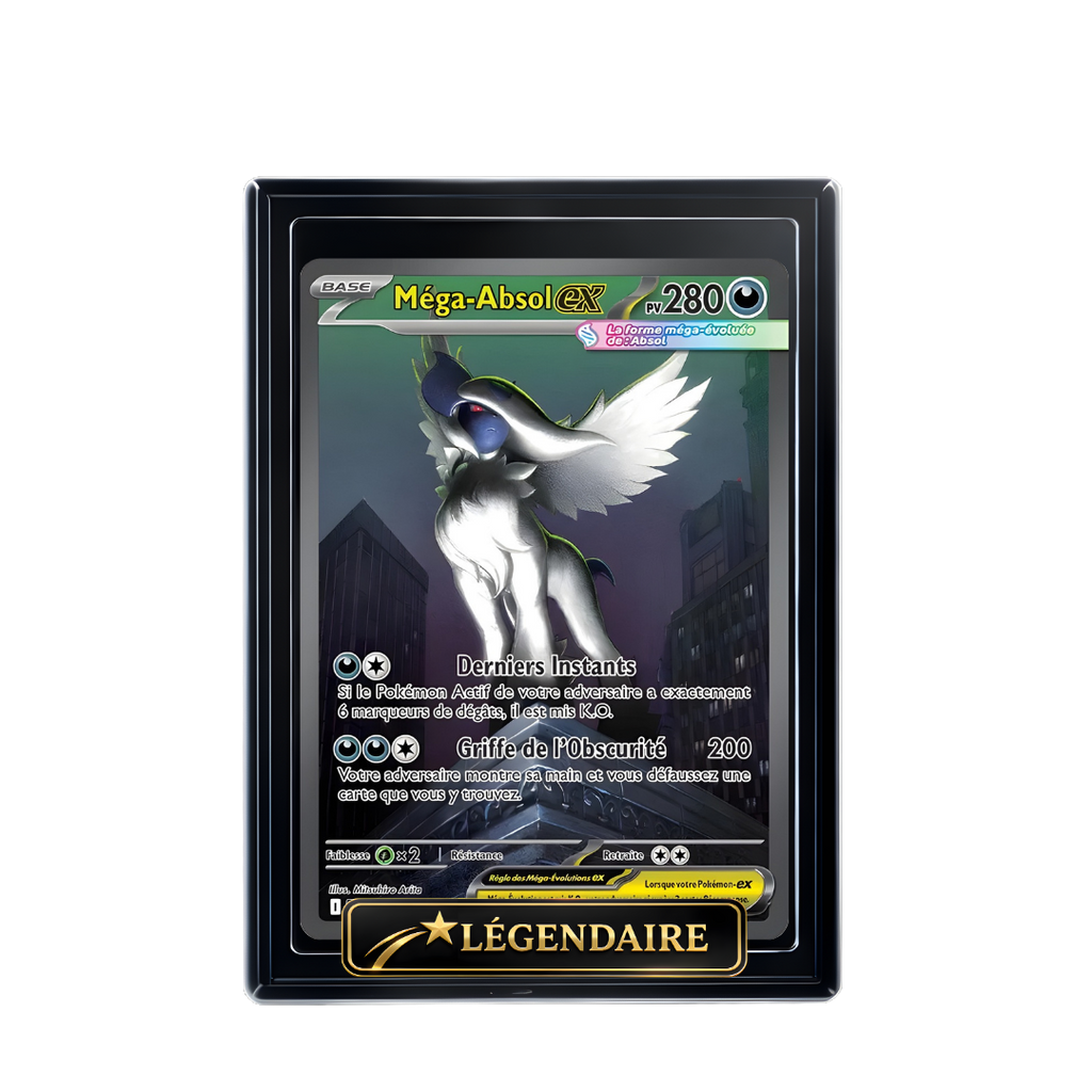 Carte Pokémon Méga-Absol EX holographique – Booster Only Hit The Lucky Hand