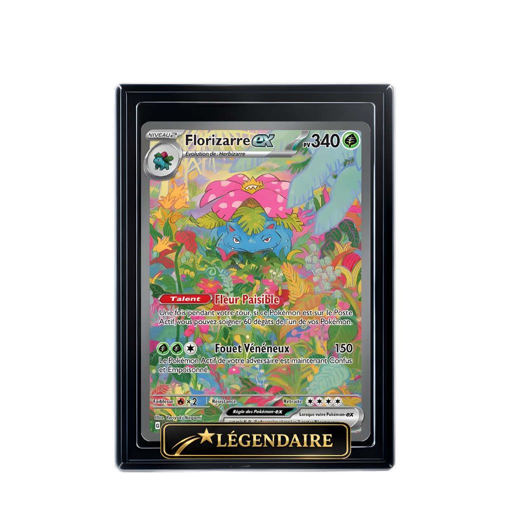Carte Pokémon Florizarre EX holographique – Booster Only Hit The Lucky Hand