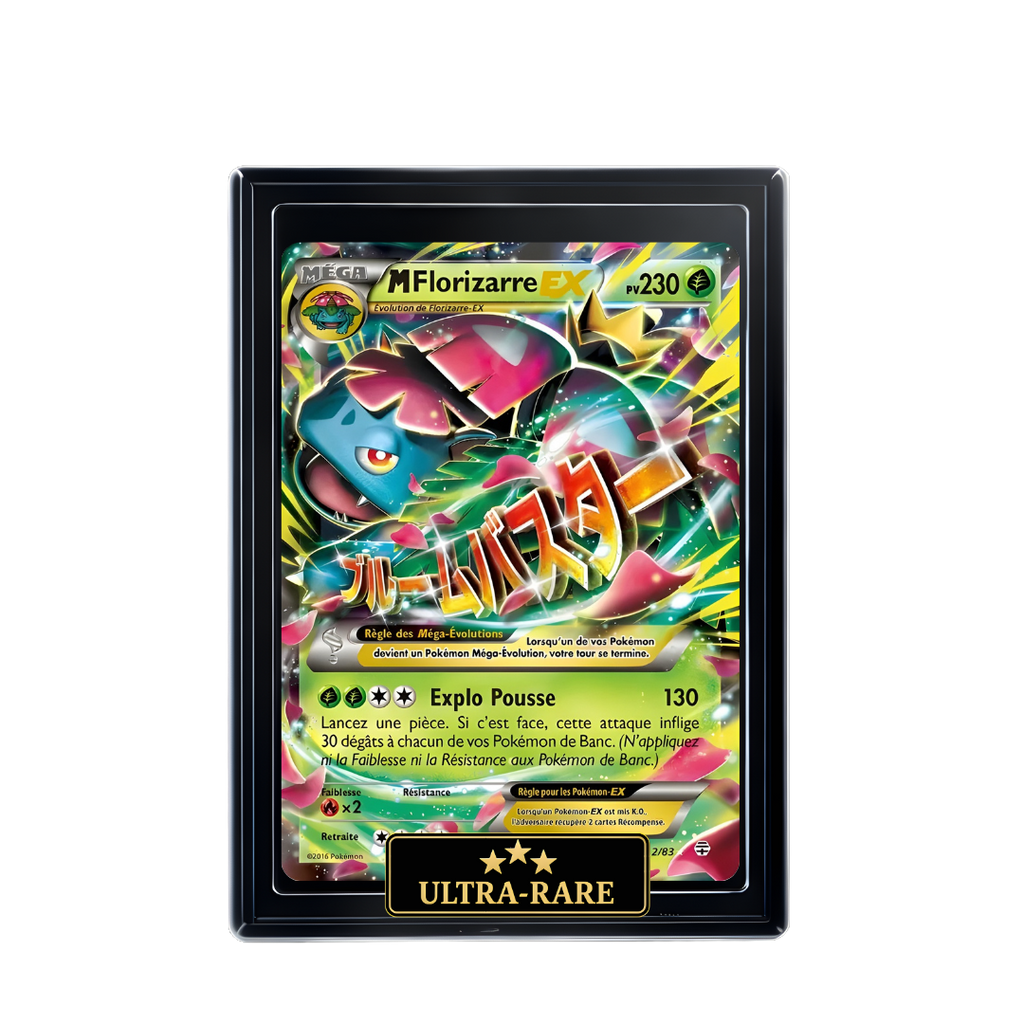 Carte Pokémon Méga-Florizarre EX holographique – Booster Only Hit The Lucky Hand
