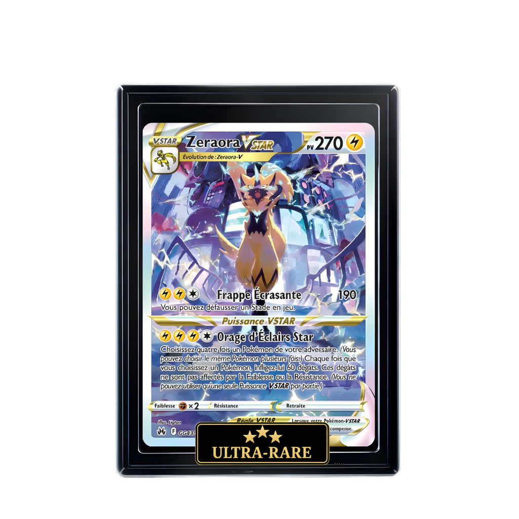 Carte Pokémon Zeraora VSTAR holographique – Booster Only Hit The Lucky Hand