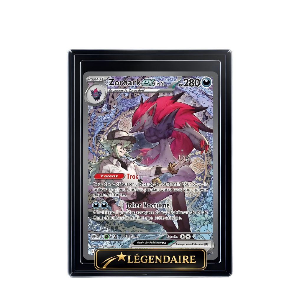 Carte Pokémon Zoroark EX holographique – Booster Only Hit The Lucky Hand