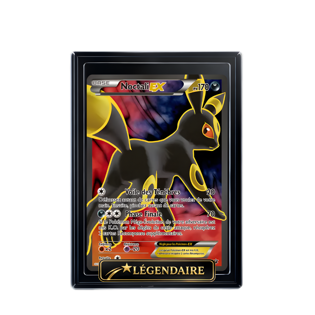 Carte Pokémon Noctali EX holographique – Booster Only Hit The Lucky Hand