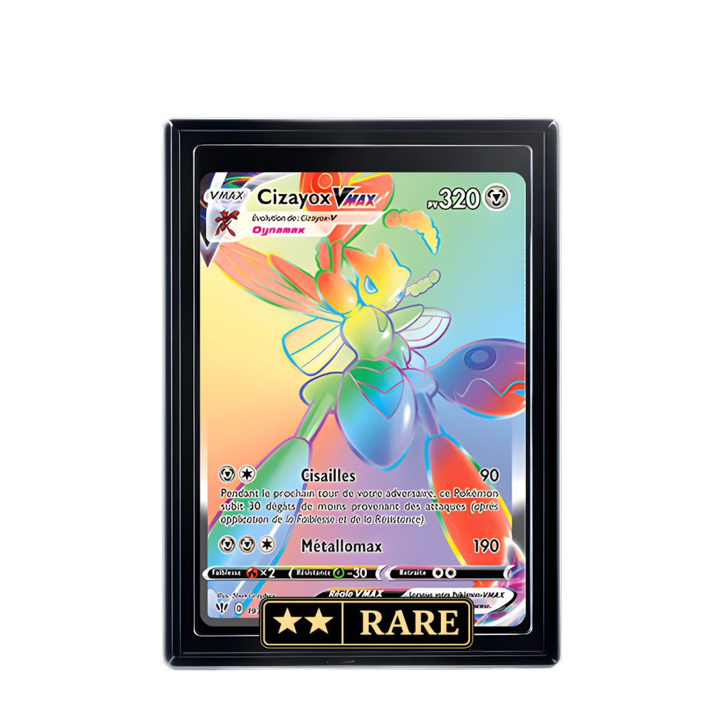 Carte Pokémon Cizayox Vmax holographique – Booster Only Hit The Lucky Hand