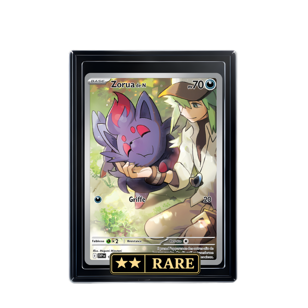 Carte Pokémon Zorua de N holographique – Booster Only Hit The Lucky Hand