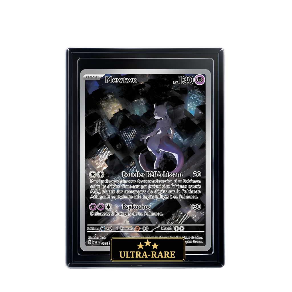 Carte Pokémon Mewtwo holographique – Booster Only Hit The Lucky Hand