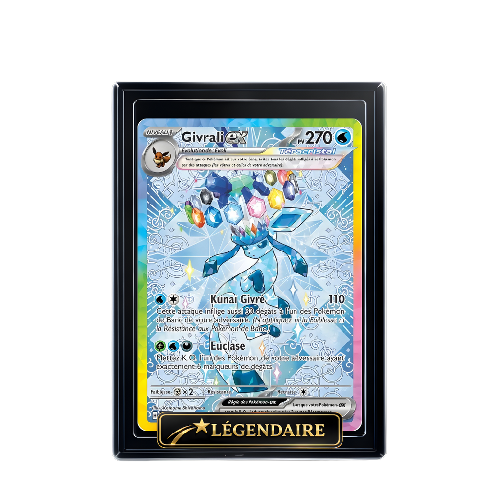 Carte Pokémon Givrali EX holographique – Booster Only Hit The Lucky Hand