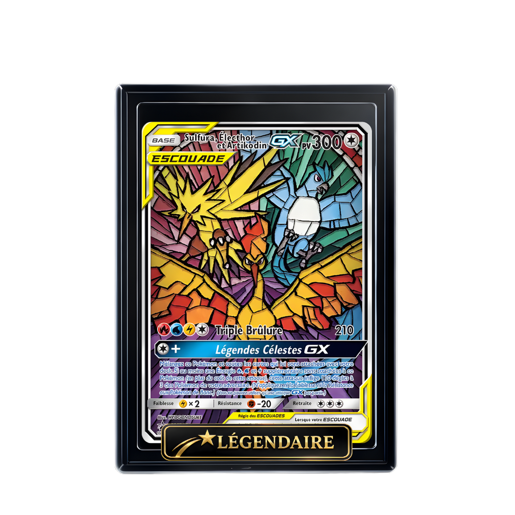 Carte Pokémon Sulfura Electhor et Artikodin holographique – Booster Only Hit The Lucky Hand
