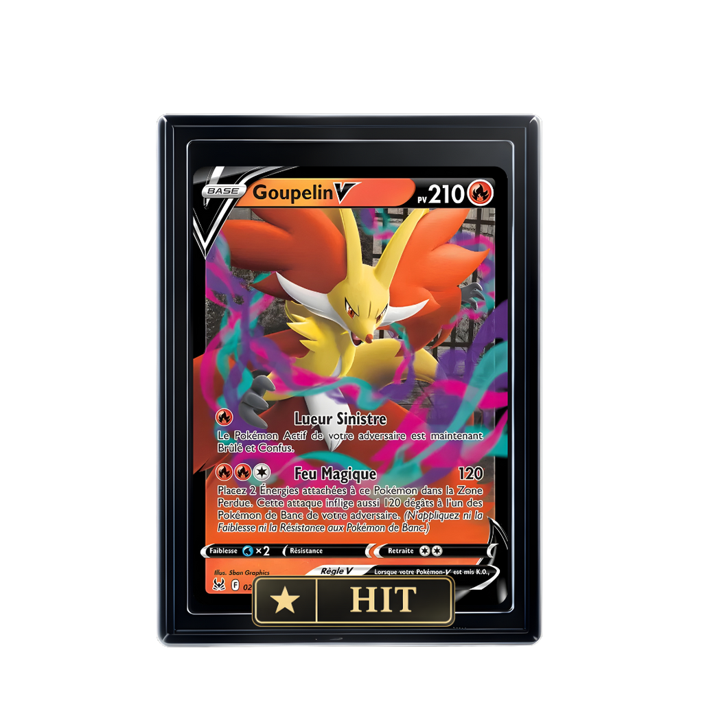 Carte Pokémon Goupelin V holographique – Booster Only Hit The Lucky Hand